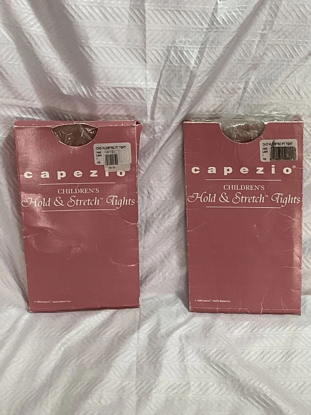 Capezio Hold & Stretch Tights Child’s 6x-7 (Med / Small) Light Suntan LSN NEW